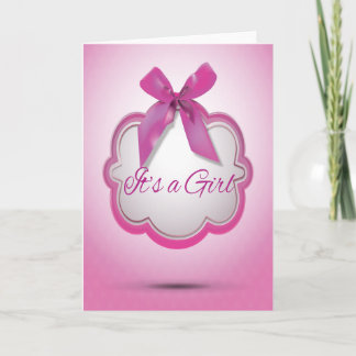 Tarjeta Es un Chica.