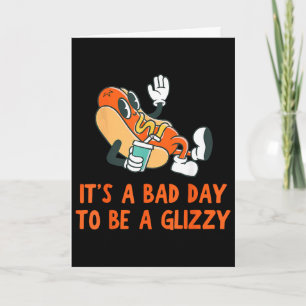 Tarjeta Es un día D para ser un Hot Dog Glizzy del 4 de ju