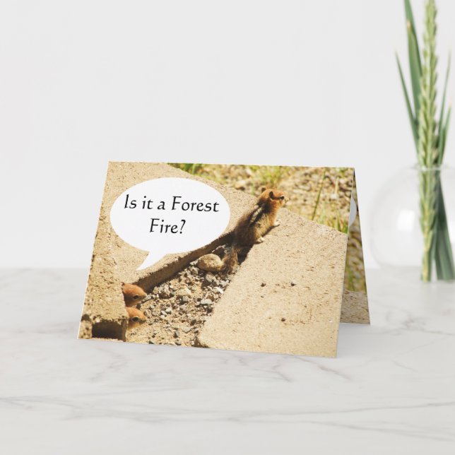 Tarjeta ¿Es un incendio forestal? (Anverso)