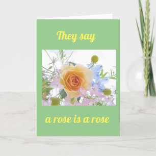 TARJETA ES UN ROSA ESPECIAL - NUESTRO ANIVERSARIO