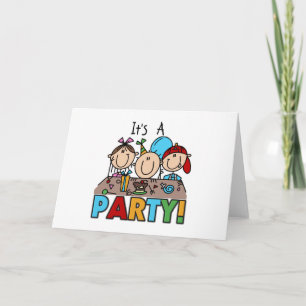 Tarjeta Es una camiseta de fiesta de cumpleaños y regalos