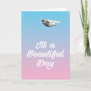 Tarjeta Es una cita inspiradora de un hermoso día