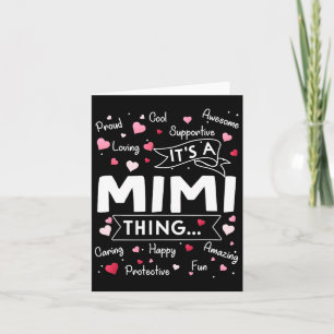 Tarjeta Es Una Cosa De Mimi Dicho Divertido Abuela Querida