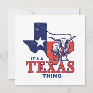 Tarjeta Es una cosa de Texas