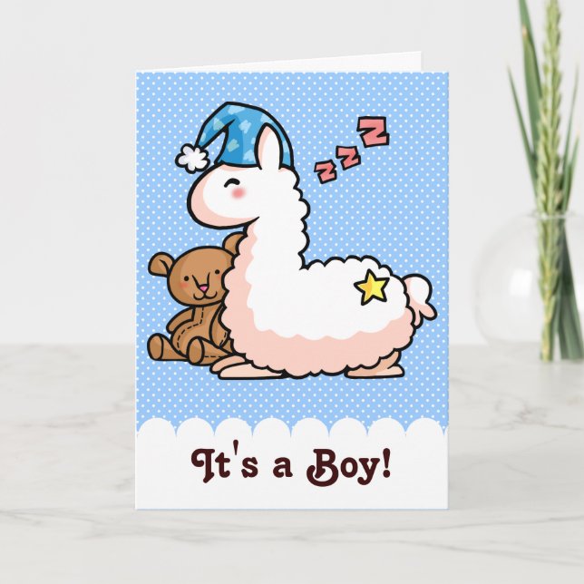 Tarjeta ¡Es una Llama de Niño! (Anverso)