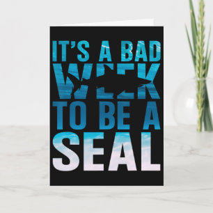 Tarjeta Es una semana D para ser un amante de tiburones fo