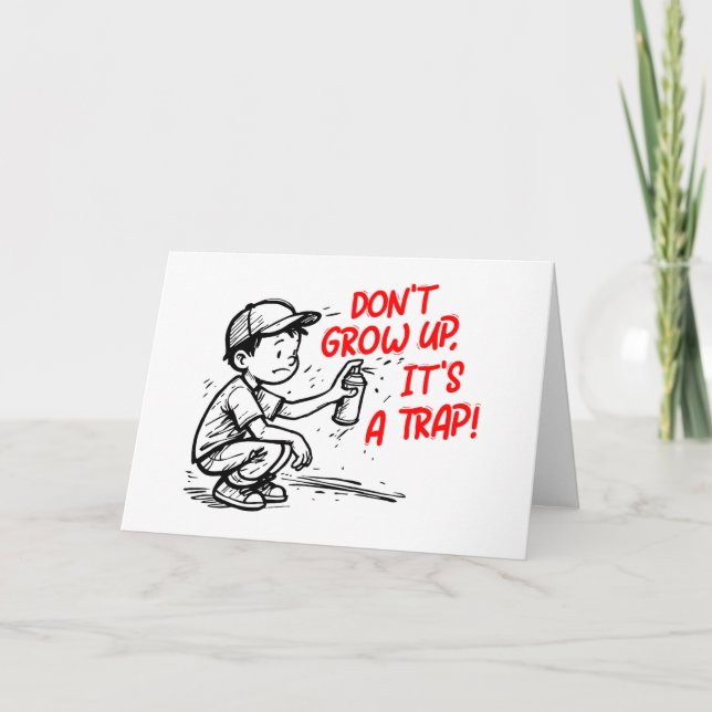 Tarjeta Es una trampa (Anverso)