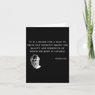 Tarjeta Es una vergüenza que un hombre crezca lo que dice 