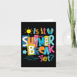 Tarjeta ¿Es Verano Romper Con Camisas El Último Día De La 