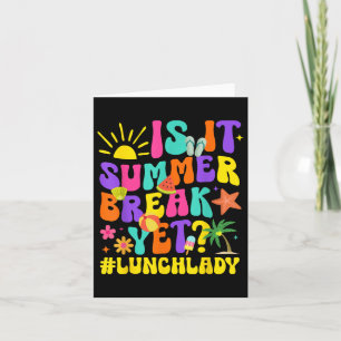 Tarjeta ¿Es Verano Romper Con La Dama Del Almuerzo El Últi