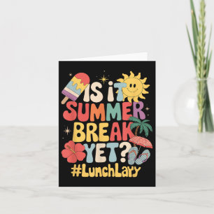 Tarjeta ¿Es Verano Romper Con La Dama Del Almuerzo El Últi