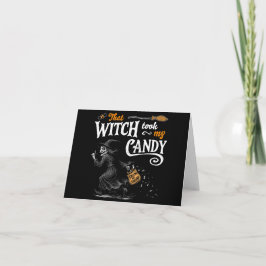 Tarjeta Esa Bruja Me Llevó A Mi Candy Dark