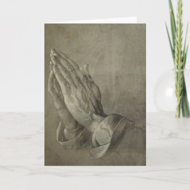 Tarjeta Esbozo de Albrecht Durer (Anverso)