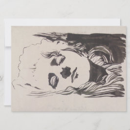 Tarjeta Esbozo de una mujer de "Ver Sacrum" (Moser)