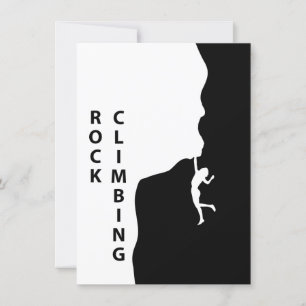 Tarjeta Escalada de rocas