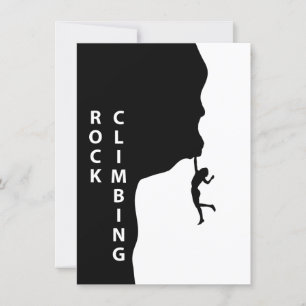 Tarjeta Escalada de rocas