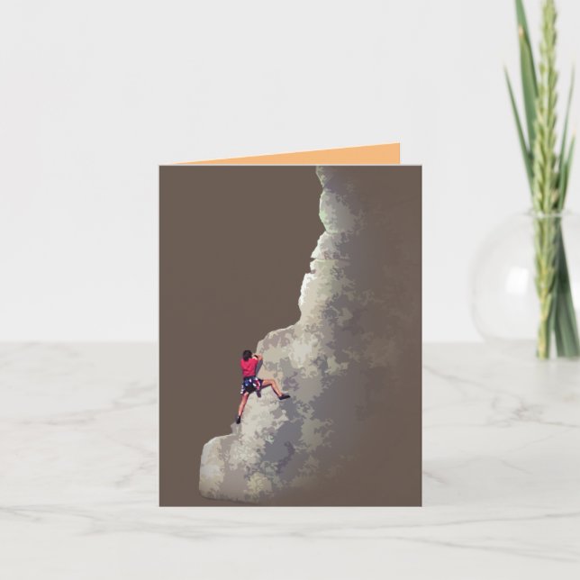 Tarjeta Escalada de rock (Anverso)