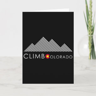 Tarjeta Escalada en roca de Colorado - Escalar Colorado