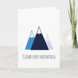 Tarjeta Escalar cada uno de los notecard de montaña