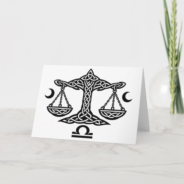 Tarjeta Escalas de Libra Celta por BurnsInHell (Anverso)