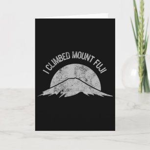 Tarjeta Escalé el Monte Fuji Japón Montañismo Naturaleza