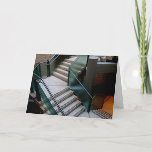 Tarjeta Escalera de cristal