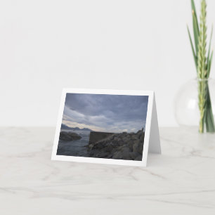 Tarjeta escaleras al mar