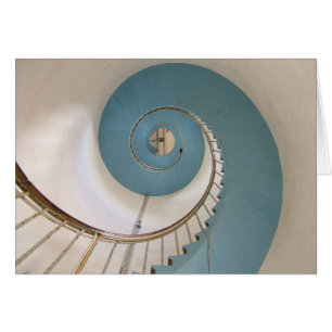 Tarjeta escalonada espiral del faro Lyngvik