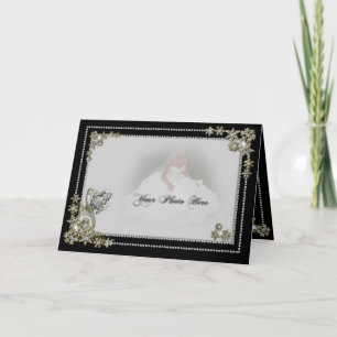 Tarjeta Escama de la nieve del diamante y foto del