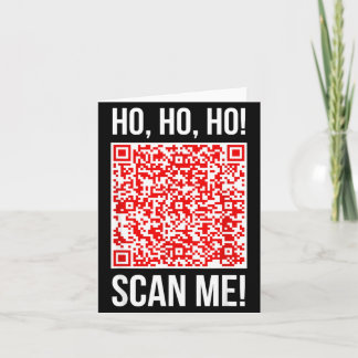 Tarjeta ¡Escanéame! Qr Escanéame Chiste Divertido Santa Fe