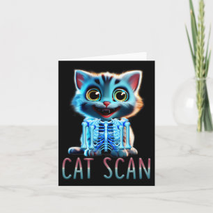 Tarjeta Escaneo De Gatos Ct Scan Halloween Rad Meme De Ray