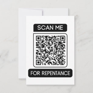 Tarjeta Escaneo Para Leyes De Arrepentimiento 3:19-20 QR S