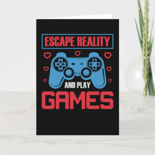 Tarjeta Escapa de la realidad y juega Videojuego