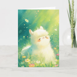 Tarjeta Escape de sol de alpaca