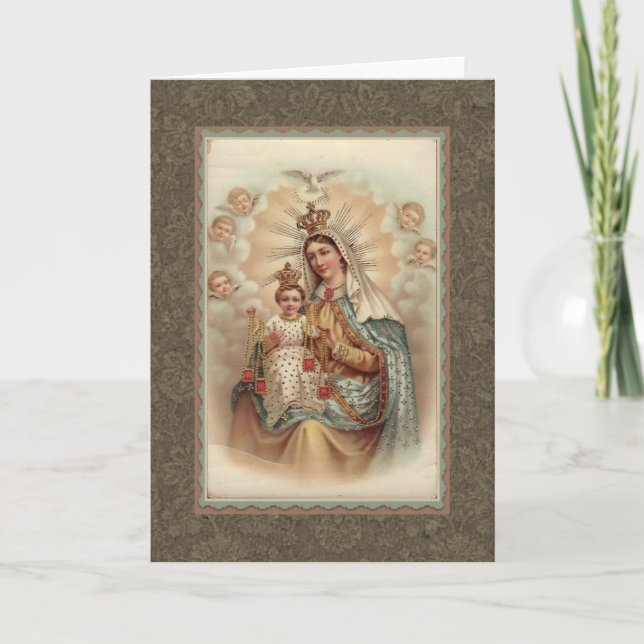 Tarjeta Escapular de Jesús de la Señora del Carmel (Anverso)