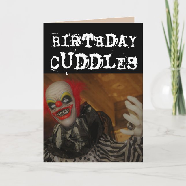 TARJETA ESCASA MALA COPA DE CUMPLEAÑOS CUDIDOS DE CUMPLEAÑ (Anverso)