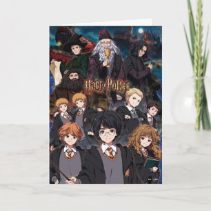 Tarjeta Escena de conjunto de anime de HARRY POTTER™