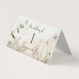 Tarjeta Escena de ensueño de las flores de primavera