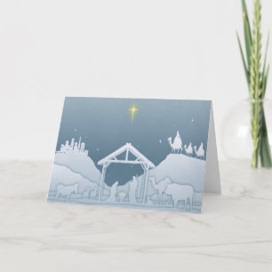 Tarjeta Escena de la natividad