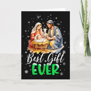 Tarjeta Escena de la Natividad de Jesús Genial Cristiana M