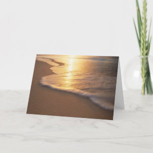 Tarjeta escena de la playa