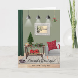 Tarjeta Escena de Navidades Quintantes doblada