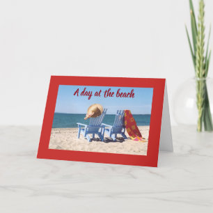 TARJETA ESCENA DE PLAYA FAVORITA ****CUMPLEAÑOS DE AMIGO**