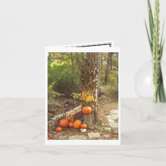 Tarjeta Escena del otoño