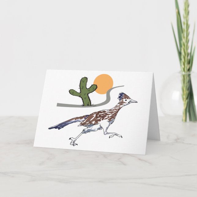 Tarjeta Escena del Roadrunner (Anverso)