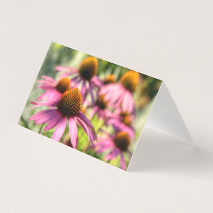 Tarjeta Escena floral de Echinacea