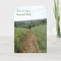 Escena rural en inglés con verso original para pap