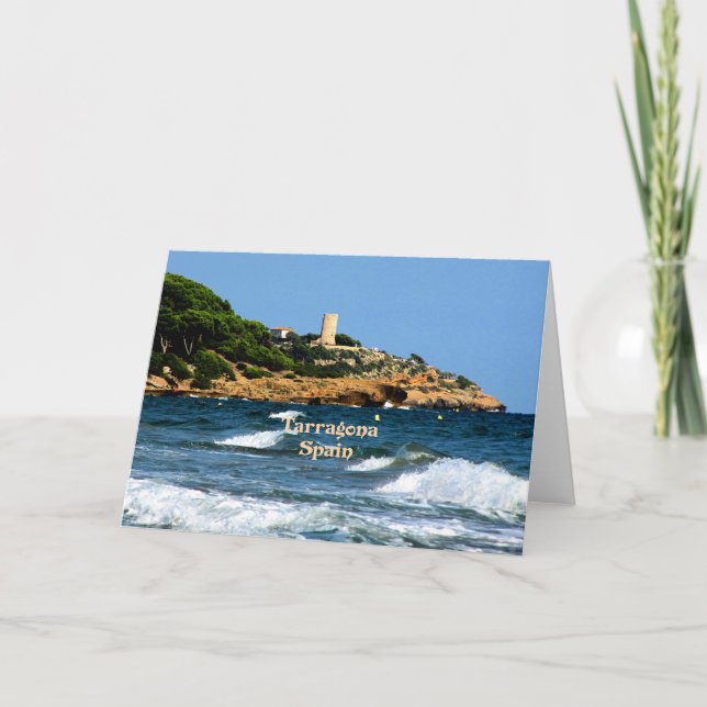 Tarjeta Escenario de Tarragona, España (Anverso)