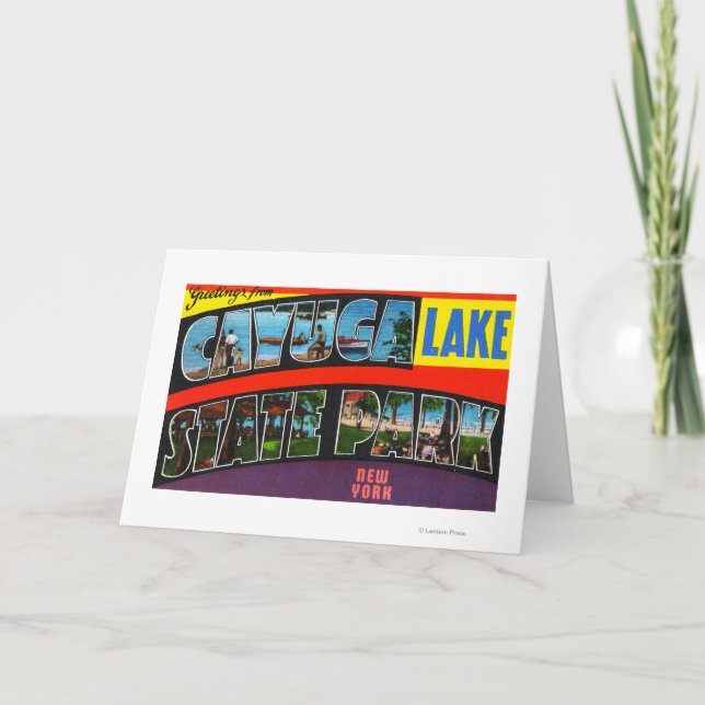 Tarjeta Escenas grandes de la letra, saludos a partir del (Anverso)