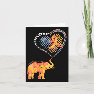 Tarjeta Esclerosis Conciencia Fe Esperanza Apoyo al amor